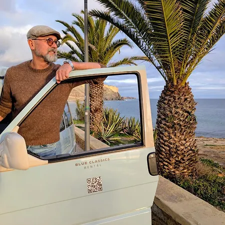 Glamping Rent A Blue Classics's Campervan Vw T4 Azul - Algarve - Faro -portugal