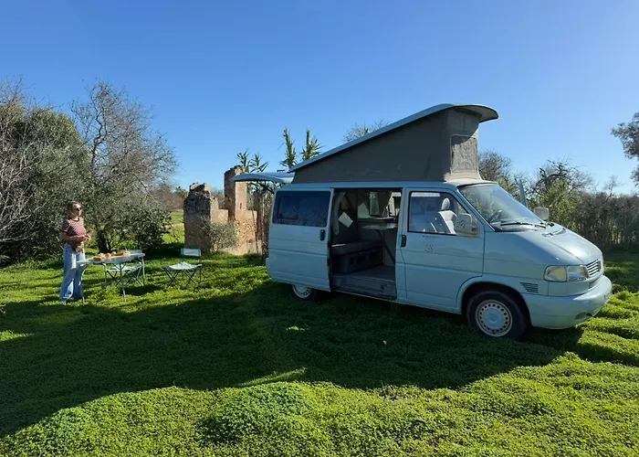 Lyxtält Rent A Blue Classics's Campervan Vw T4 Azul - Algarve - Faro -portugal *