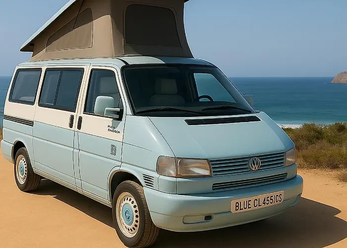 Rent A Blue Classics's Campervan Vw T4 Azul - Algarve - Faro -portugal Роскошный шатер